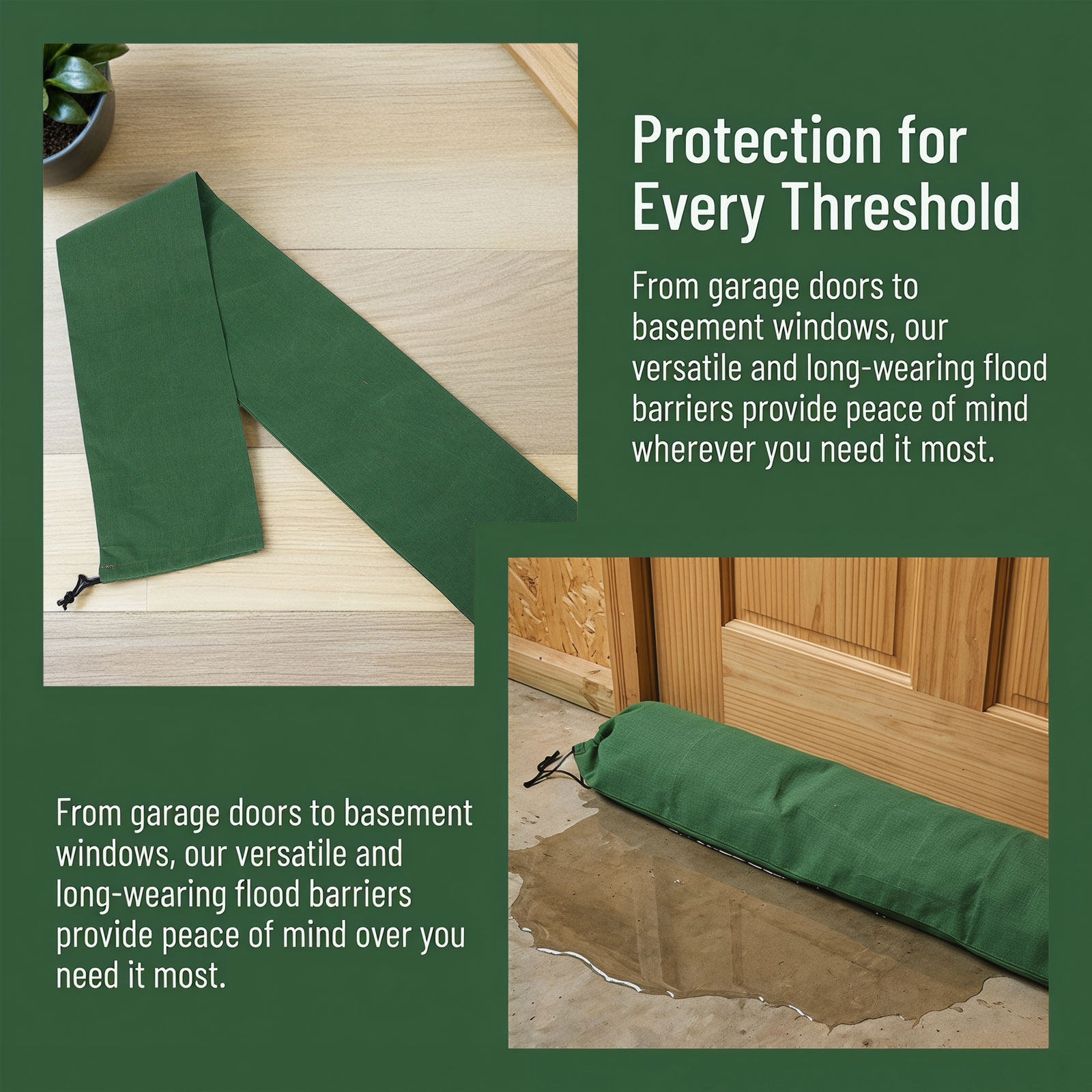 3 قطع أكياس رملية طويلة من الق - مراجعة Flood Barrier Bag وسعره